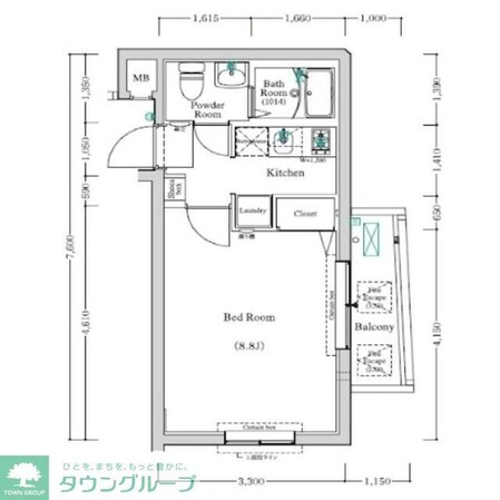 アンベリール吉祥寺イーストの物件間取画像
